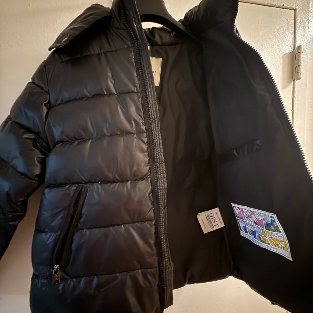 Moncler Shiny Black Quilted Jacket - Picture 6 of 8